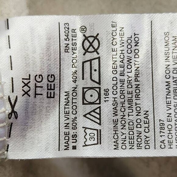 Old Navy graphite sweatshirt Be The Love Heather gray size XXLboxy crop - Picture 5 of 6